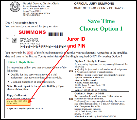 Summonsletter